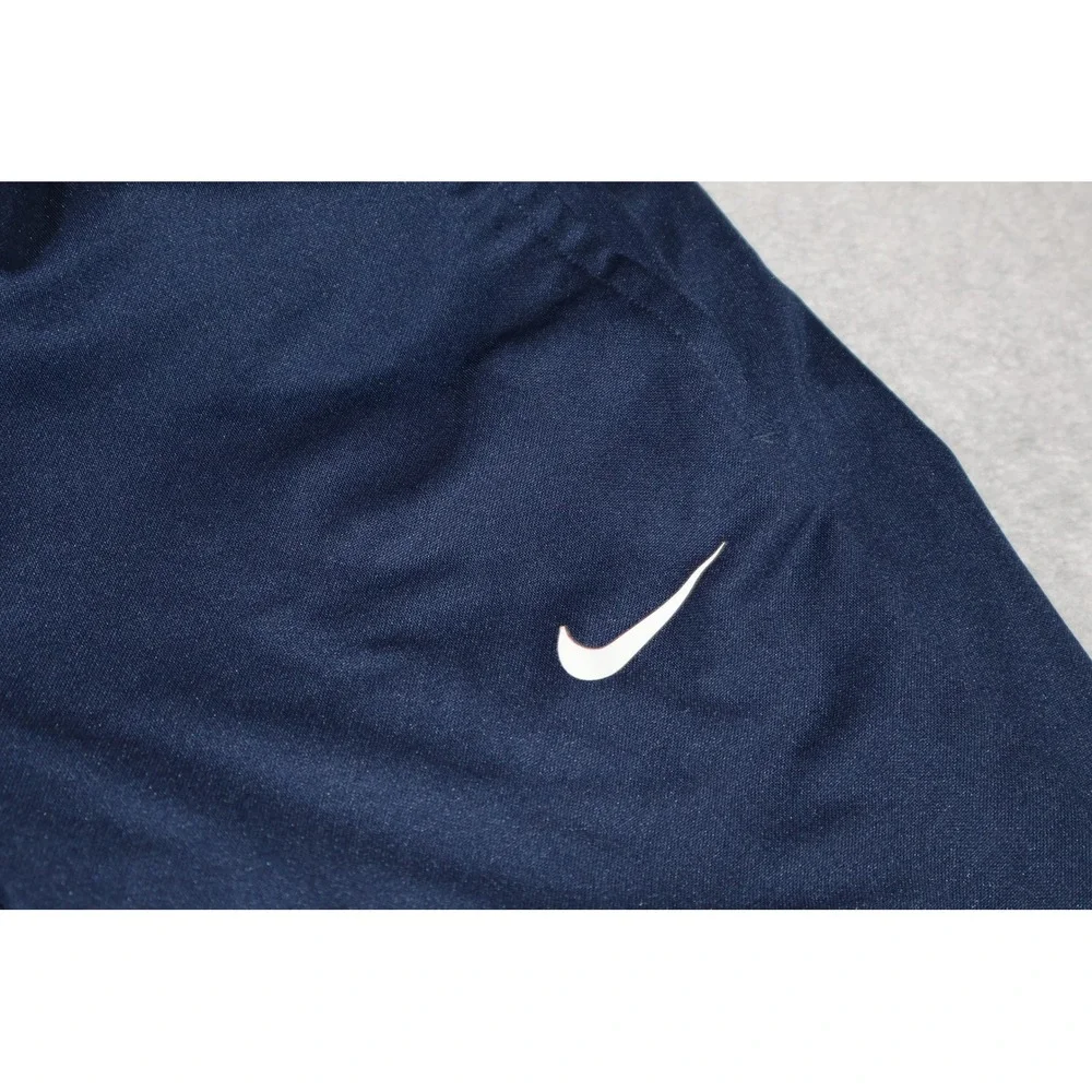 Nike Gym Pants Mens Small Navy Blue Dri-FIT Athletic Swoosh Logo Workout